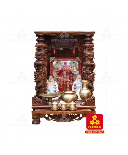 Bàn thờ Thần tài bằng gỗ Cẩm Lai đẹp(Model T.1CL.TOD.60