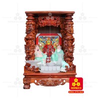 Bàn thờ Thần tài bằng gỗ Cẩm Lai đẹp(Model T.1CL.TOD.6088.009) 
