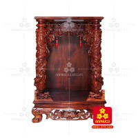Bàn thờ Thần tài bằng gỗ Cẩm Lai đẹp(Model T.1CL.TOD.6088.010) 