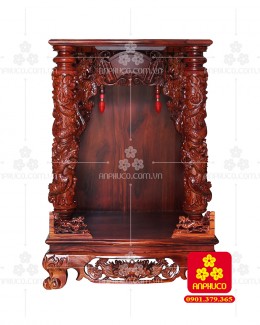 Bàn thờ Thần tài bằng gỗ Cẩm Lai đẹp(Model T.1CL.TOD.6088.010)