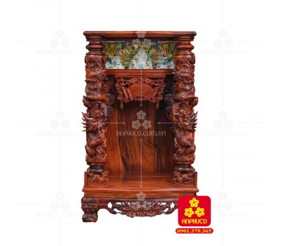 Bàn thờ Thần tài bằng gỗ Cẩm Lai đẹp(Model T.1CL.TOD.6098.002)