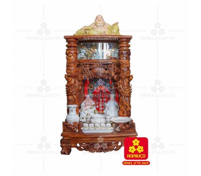 Bàn thờ Thần tài bằng gỗ Cẩm Lai đẹp(Model T.1CL.TOD.6098.003)
