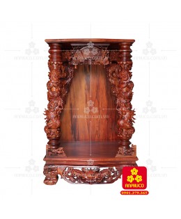 Bàn thờ Thần tài bằng gỗ Cẩm Lai đẹp(Model T.1CL.TOD.68