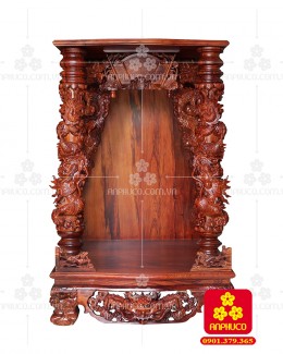 Bàn thờ Thần tài bằng gỗ Cẩm Lai đẹp(Model T.1CL.TOD.68108.002)