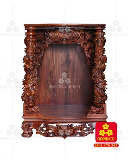 Bàn thờ Thần tài bằng gỗ Cẩm Lai đẹp(Model T.1CL.TOD.81108.001)