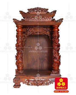 Bàn thờ Thần tài bằng gỗ Cẩm Lai đẹp(Model T.1CL.TOD.81148.001)